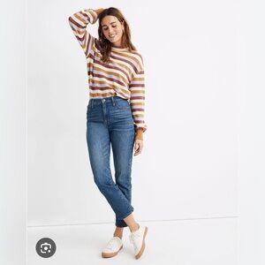 Madewell classic straight jeans, size 26
